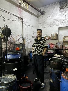 رنگ رزی پارچه،پارچه باتیک