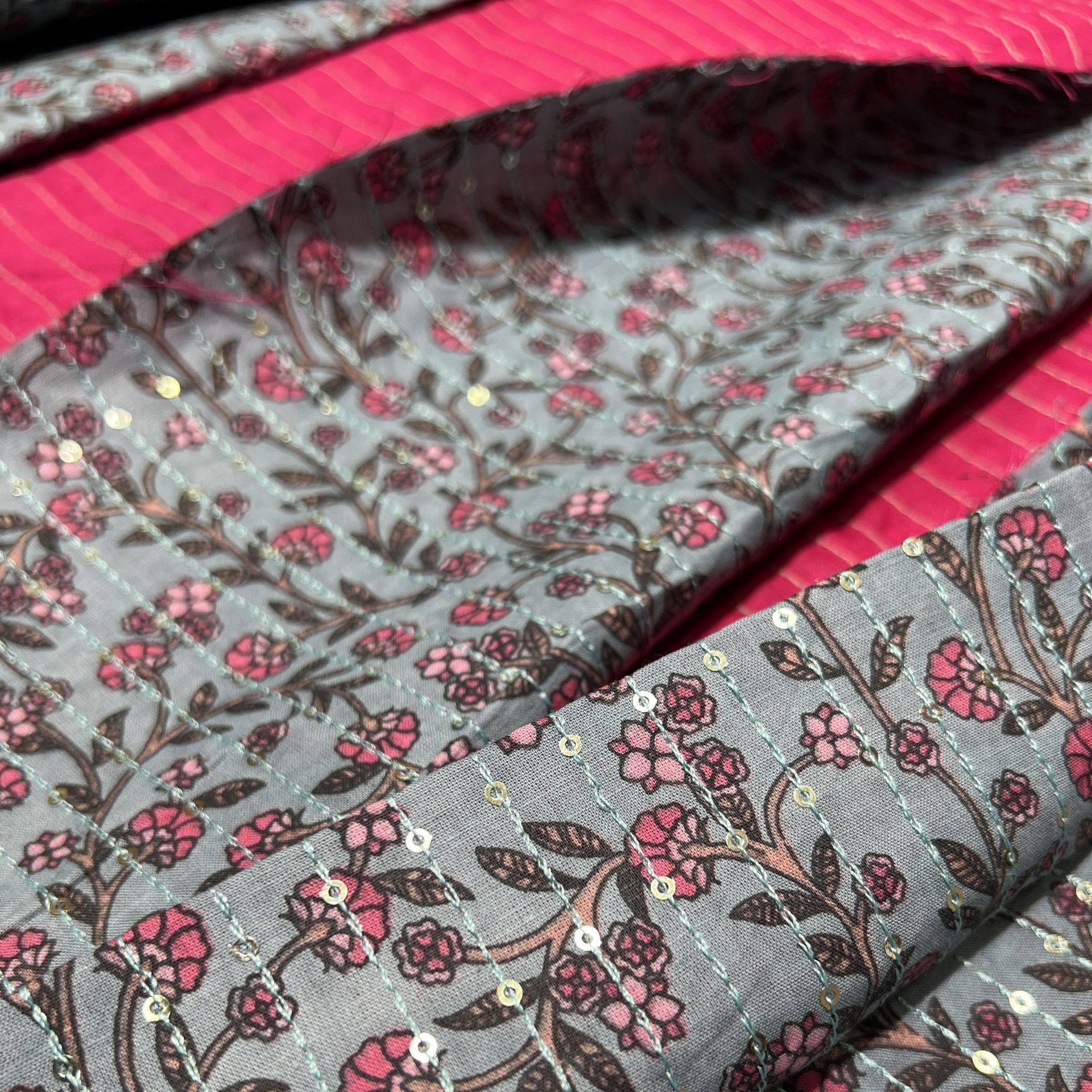 باتیک آناندا پولک دوزی دو لایه