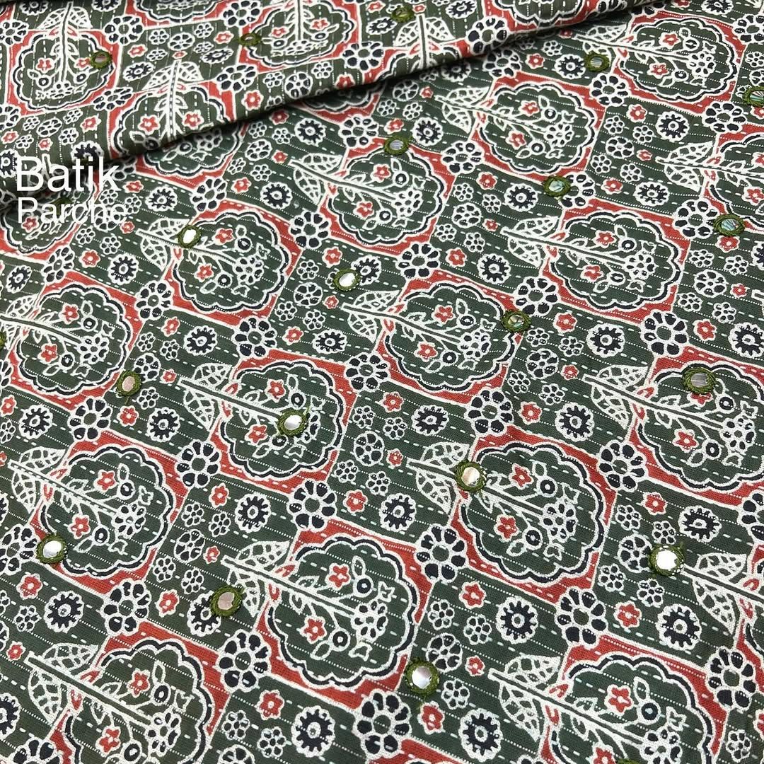 پارچه باتیک آیینه دوزی باتیک پارچه ایران بازار بزرگ تهران