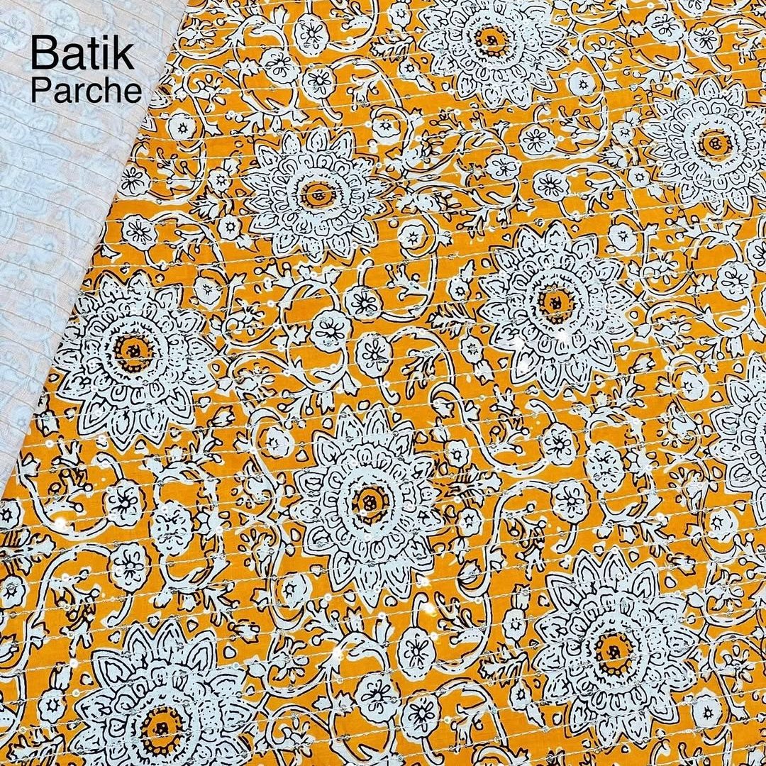 پارچه باتیک دولایه پولک دوزی باتیک پارچه بازار بزرگ تهران بازار پارچه ایران قیمت پارچه