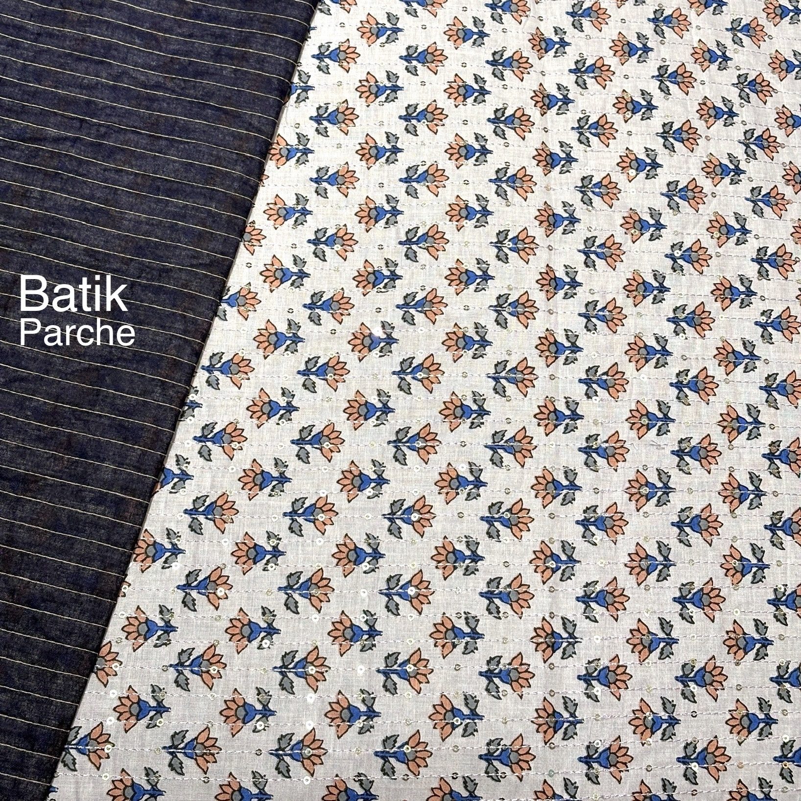 پارچه باتیک پولک دوزی دولایه هندی پارچه باتیک بازار بزرگ ایران بازار پارچه ارسال به سراسر ایران