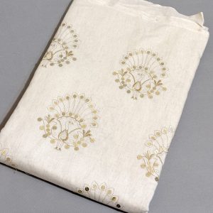 پارچه لینن نچرال سوزن دوزی و پولک دوزی باتیک پارچه بازار بزرگ ایران.Natural linen fabric, needlework and sequin embroidery, batik fabric, Iran's big bazaar.